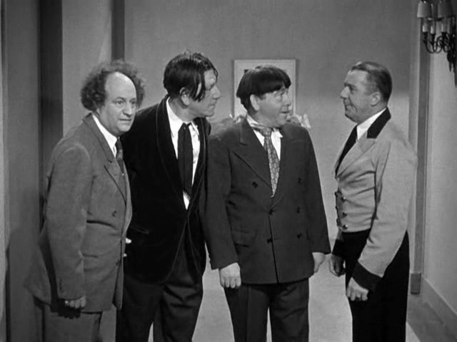 Moe, Larry, and Shemp of the Three Stooges