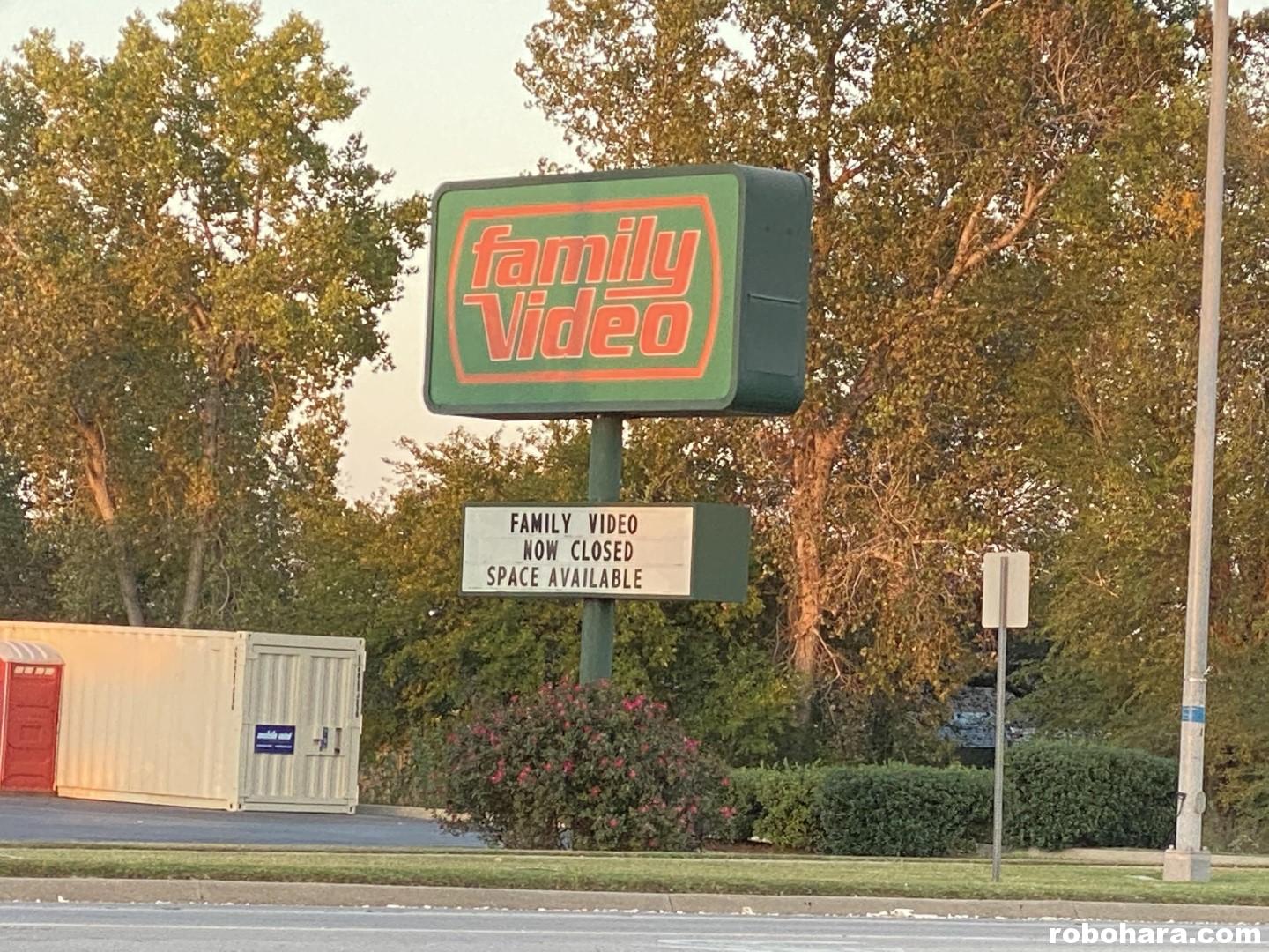 Family Video Closed Out of Business