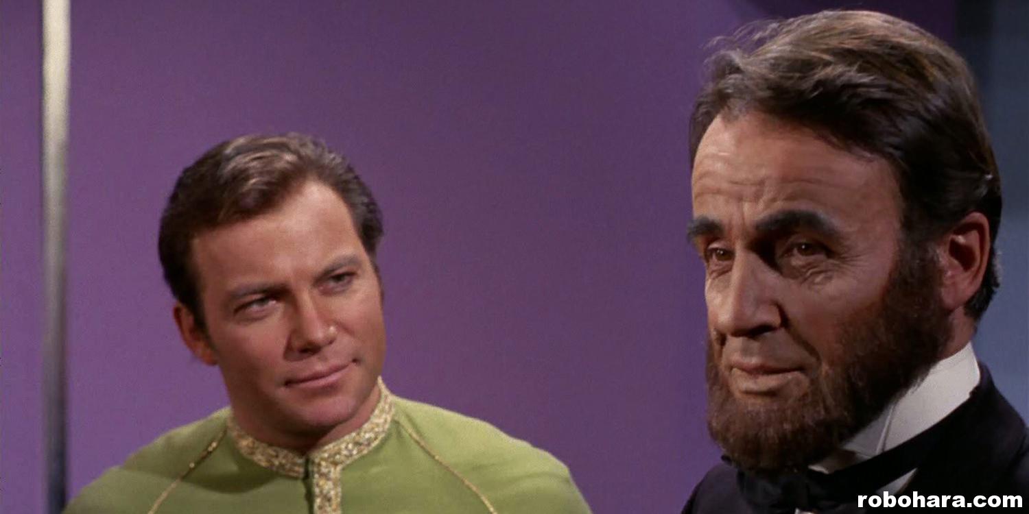 Captain Kirk and Abraham Lincoln