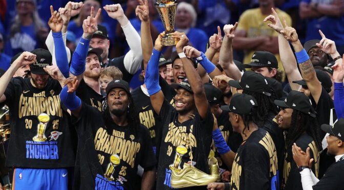 The Oklahoma City Thunder are (FINALLY) NBA Champions!