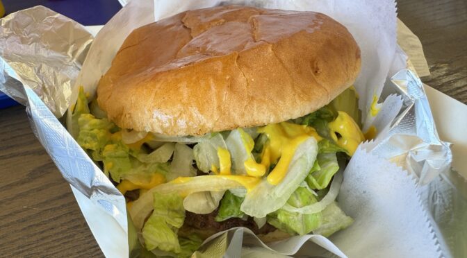 One Great Burger in One Weird Restaurant